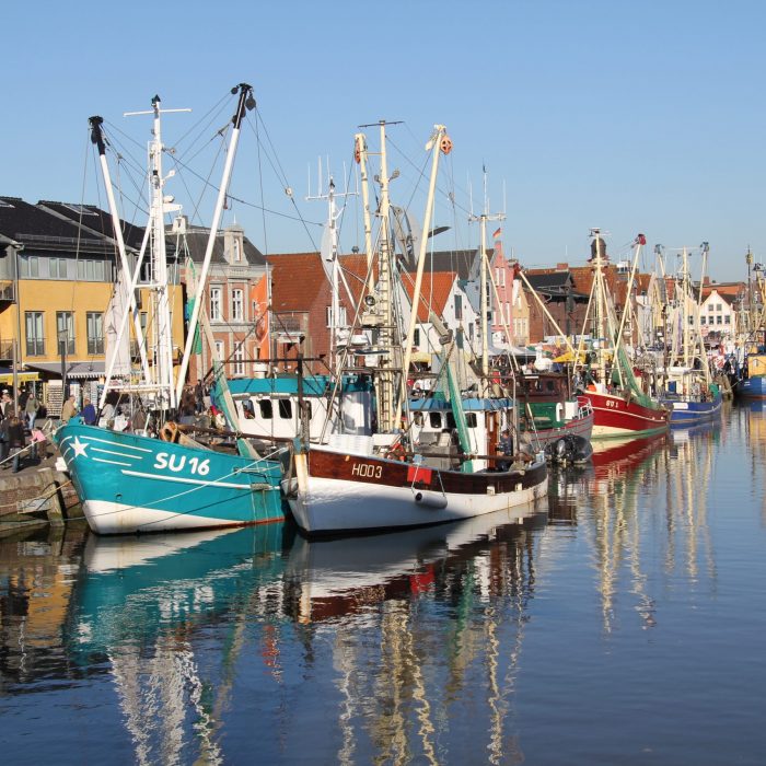 Husumer Hafen Krabbenkutter